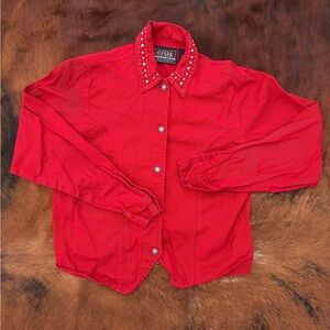 Ozark Mountain Red Studded Shirt